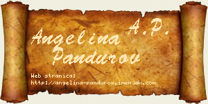 Angelina Pandurov vizit kartica